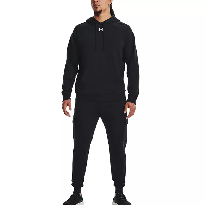 Pantalon De Survêtement Rival Fleece Cargo Jogger - Noir/Blanc - Homme