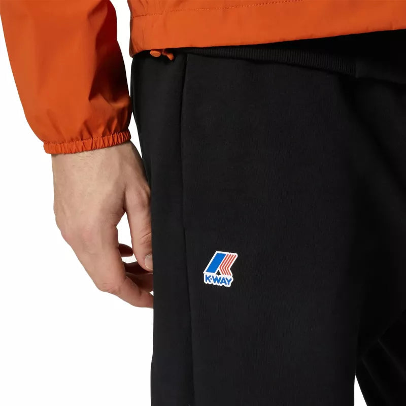 K-Way Le Vrai Bishop Jogging Sweatpants - Black