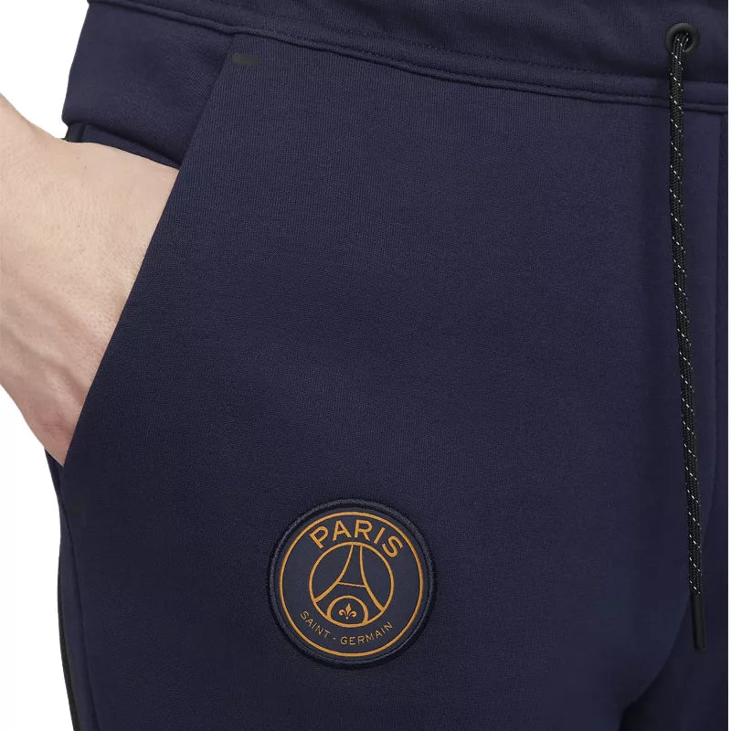 PSG Tracksuit Bottoms Fleece Pants 2023 Football - Navy Blue