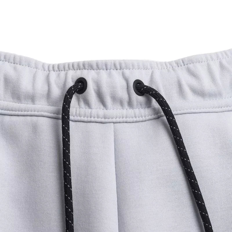 Tech Fleece Tracksuit Bottoms - Grey and White