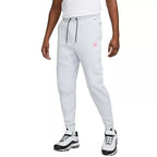 Tech Fleece Tracksuit Bottoms - Grey and White
