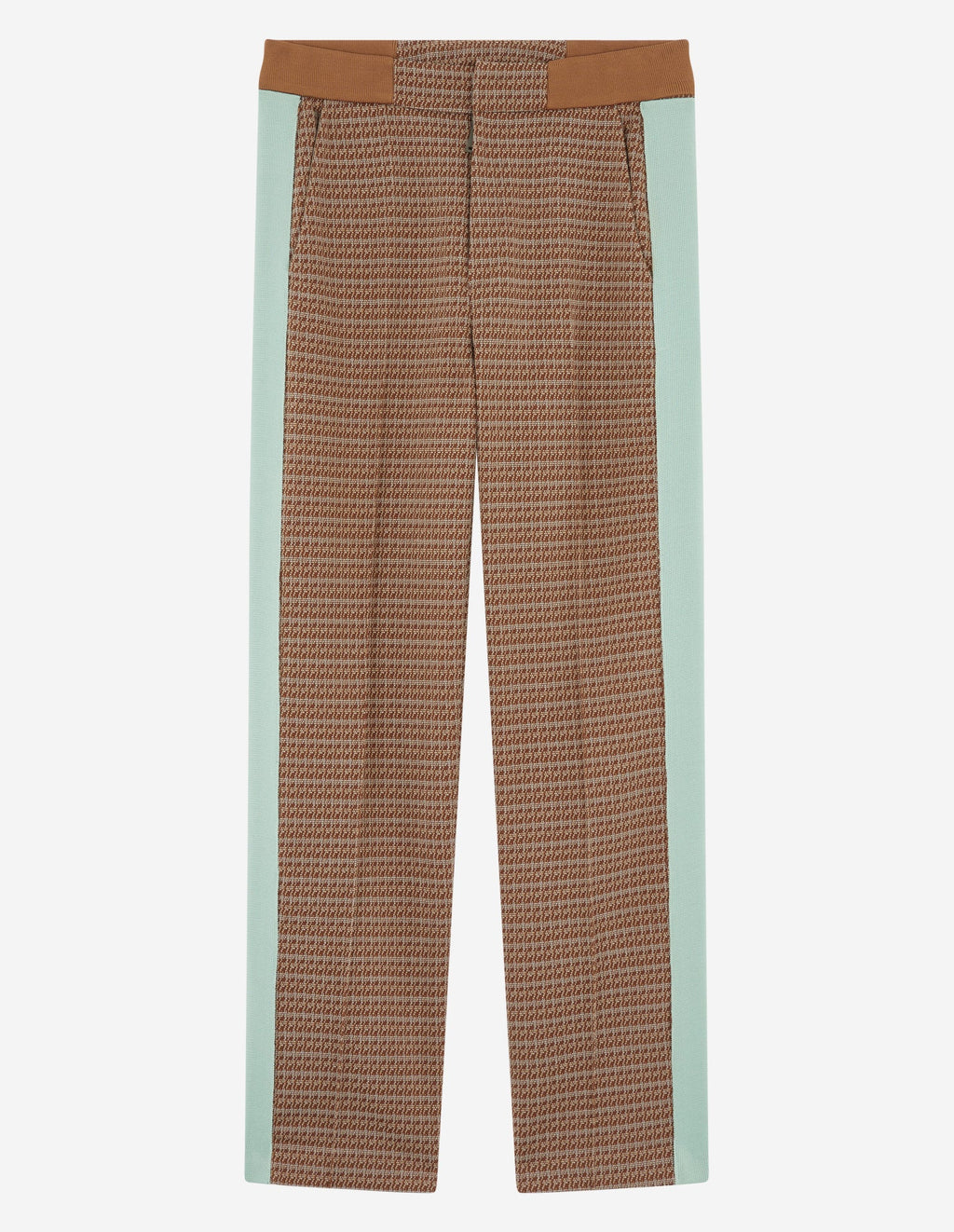 Straight Trousers - Brown - Women