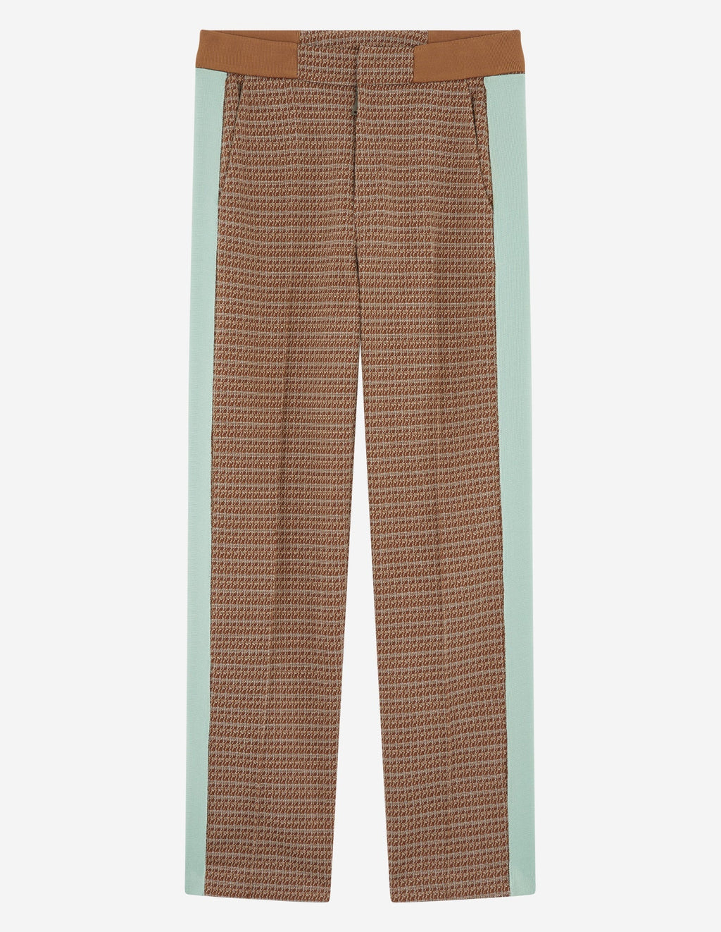 Straight Trousers - Brown - Women