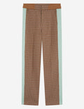 Straight Trousers - Brown - Women