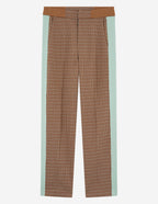 Straight Trousers - Brown - Women