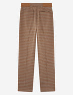 Straight Trousers - Brown - Women