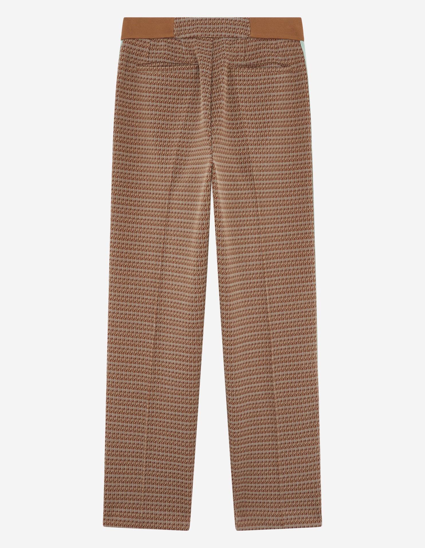 Straight Trousers - Brown - Women