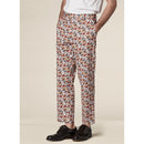 Fursac - Pantalon - Ecru - Motif Cachemire