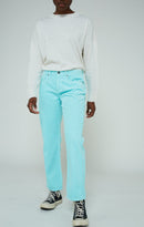 Pantalon Elias Monzo - Bleu Glacier