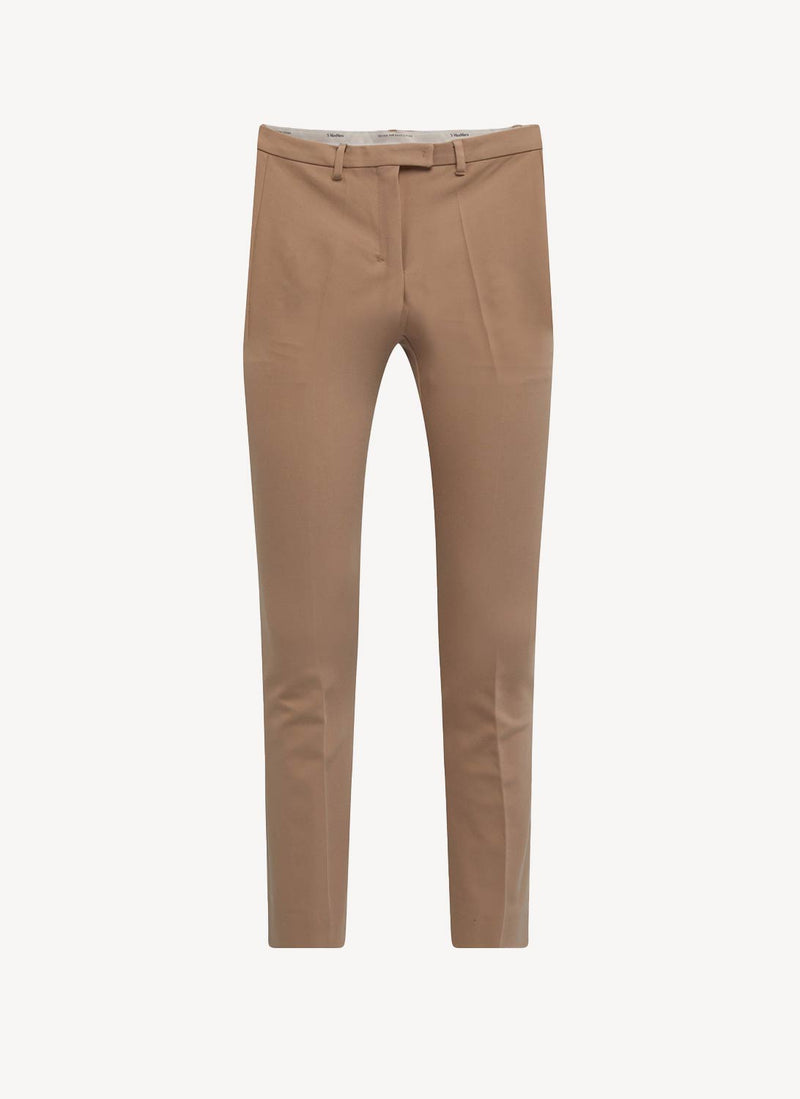 Max Mara - Pantalon En Coton Et Viscose Fatina - Camel - Femme