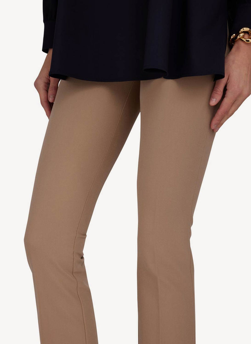 Max Mara - Pantalon En Coton Et Viscose Fatina - Camel - Femme