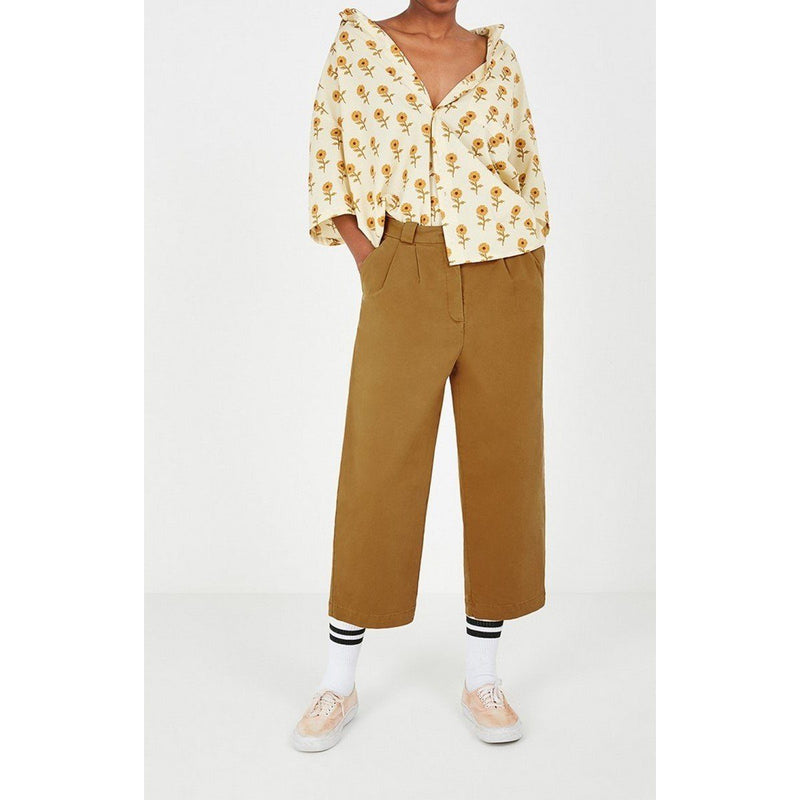 Pantalones Pitastreet Evase - Mokaccino - Mujer