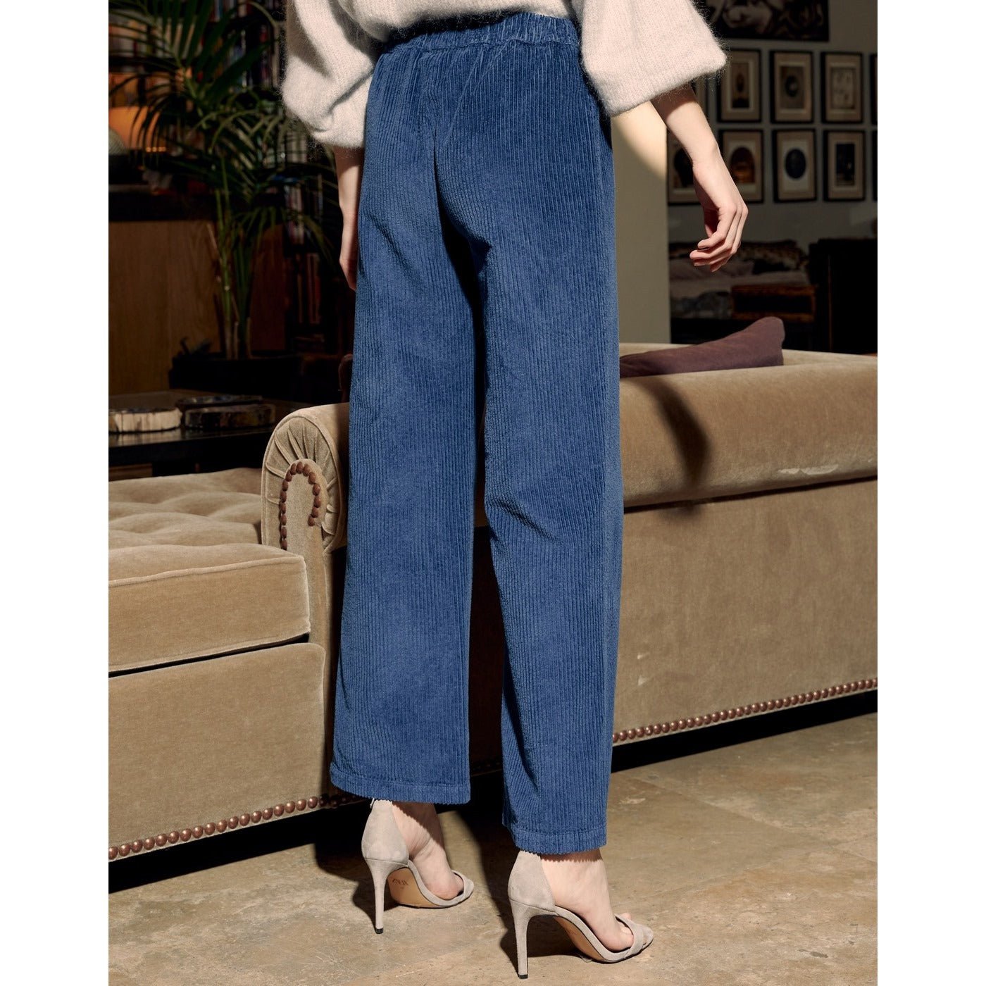 Reiko - Pantalon Felicityvelvh - Darknavy - Femme
