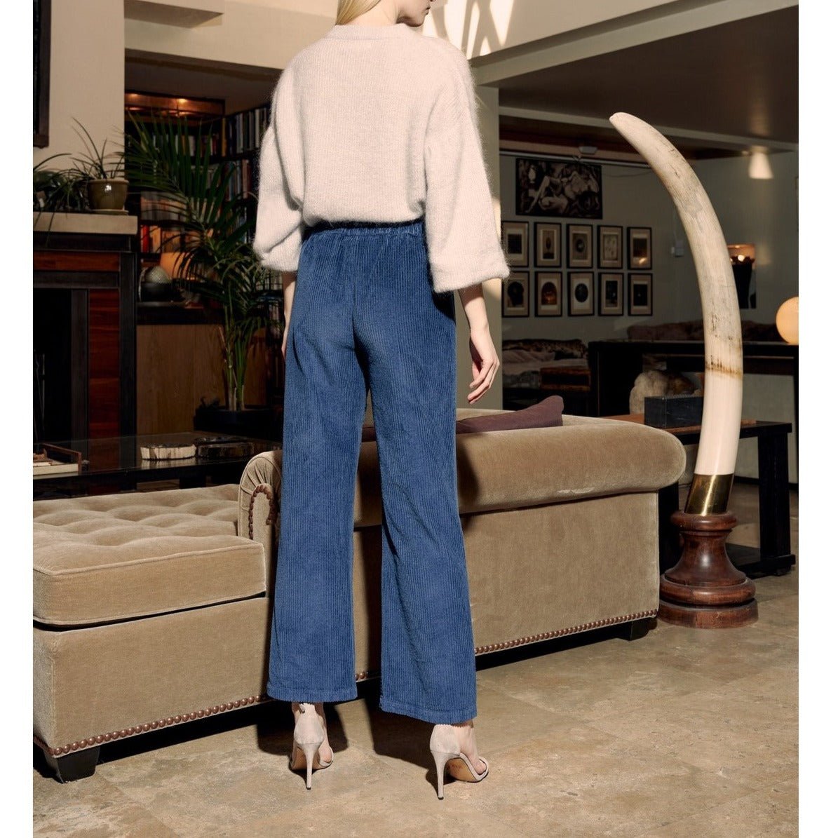 Reiko - Pantalon Felicityvelvh - Darknavy - Femme