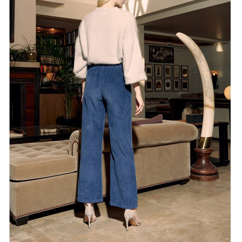 Reiko - Pantalones Felicityvelvh - Darknavy - Mujer