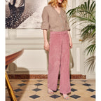 Reiko - Pantalon Felicityvelvh - Purplegrey