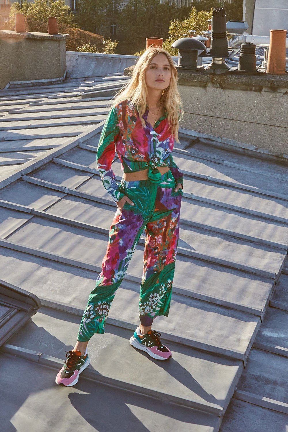 Pantalón fluido Soi x Roeqiya