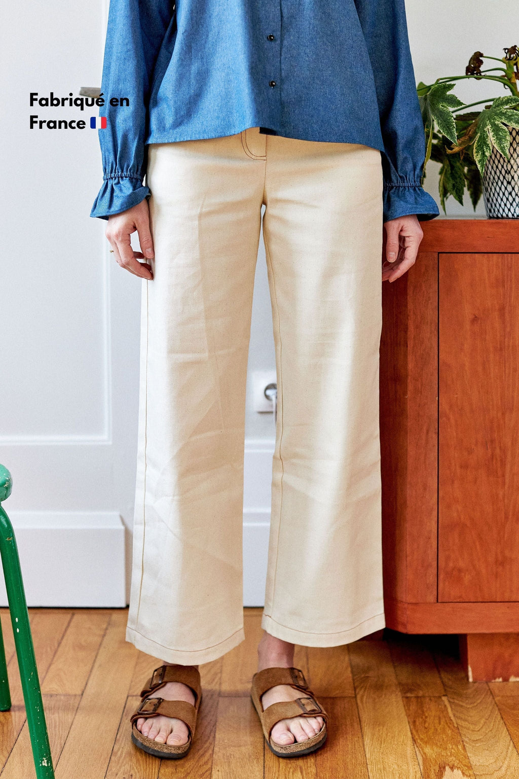 Pantalon Suzon - Pantalon Suzon Ecru Femme