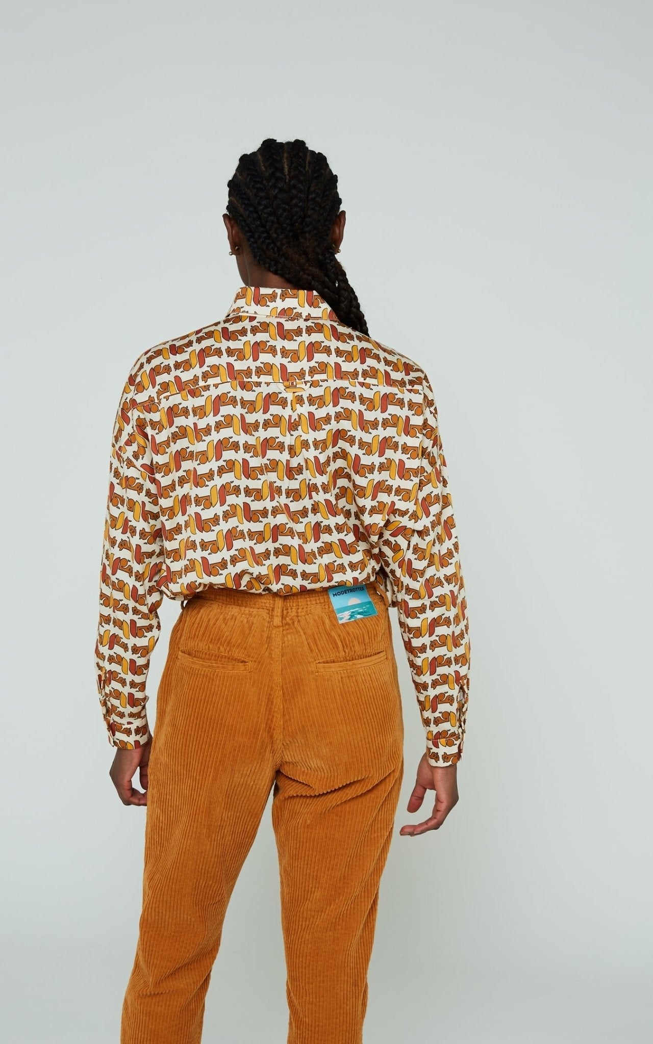 Pantalón Garance Monzo - Mostaza