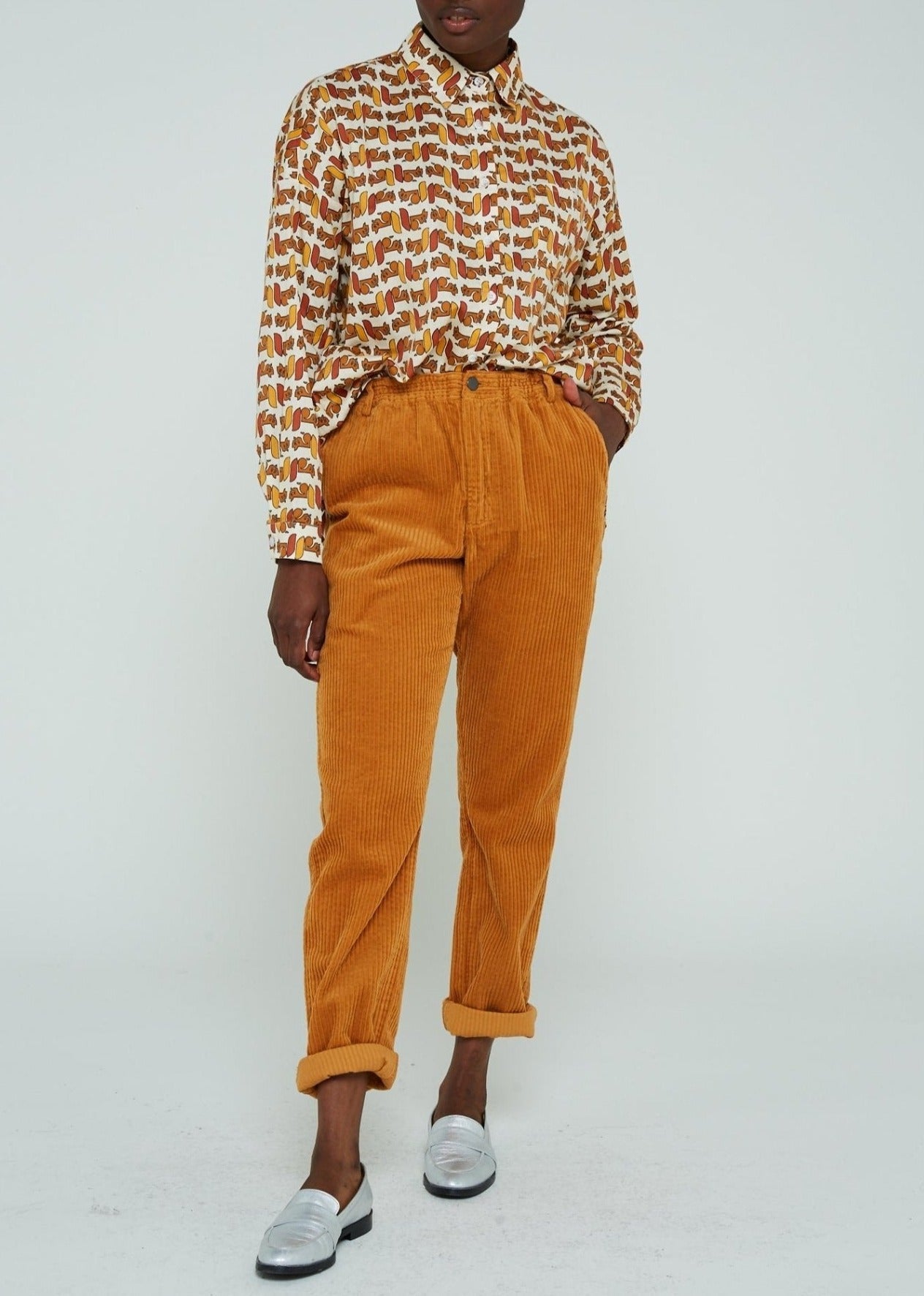 Pantalón Garance Monzo - Mostaza