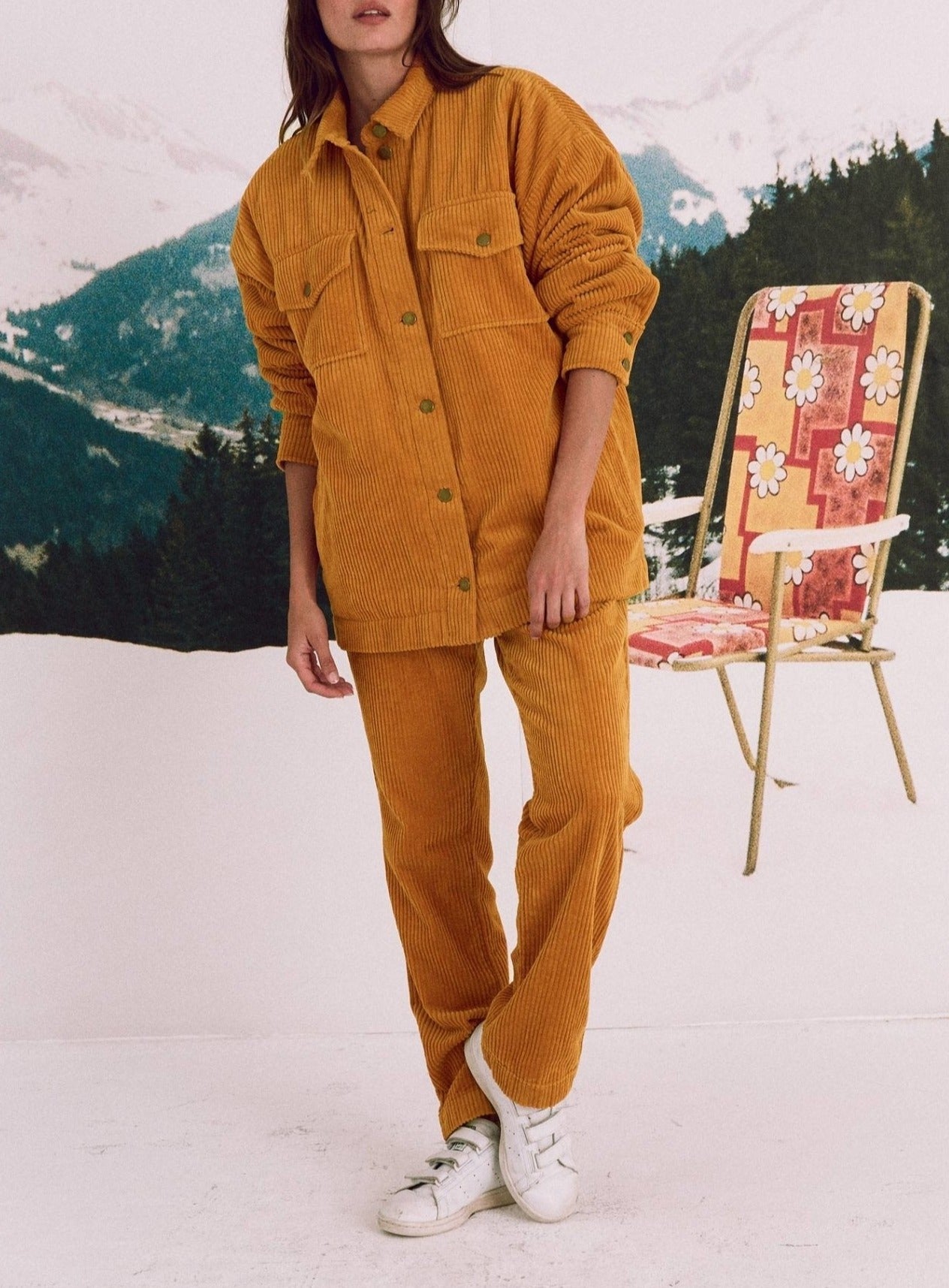 Pantalón Garance Monzo - Mostaza