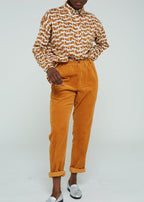 Pantalón Garance Monzo - Mostaza