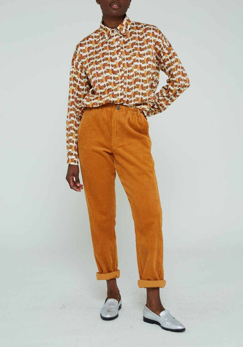 Pantalón Garance Monzo - Mostaza