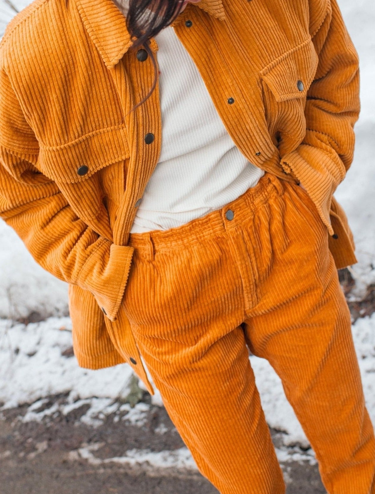 Pantalón Garance Monzo - Mostaza