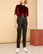 Pantalon Highwaist Arnaud Fancy - Checked Grey - Femme