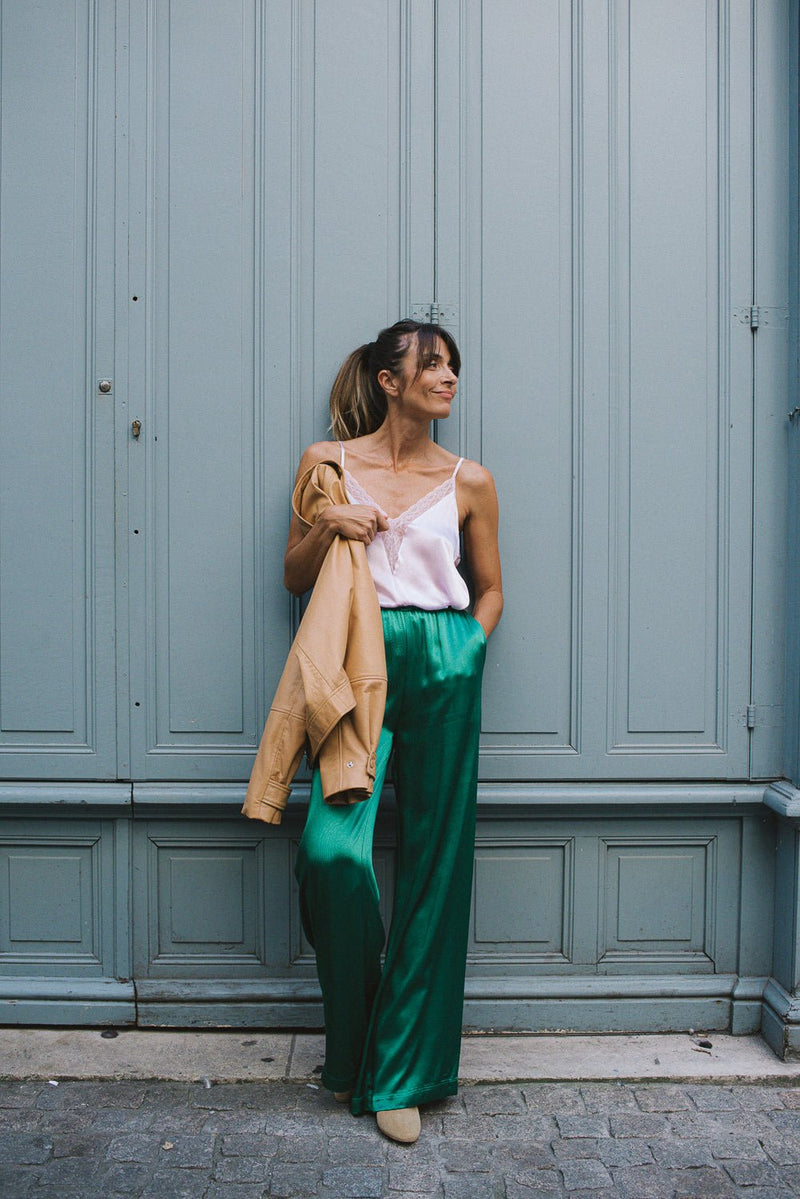 Plume Paris - Pantalón Jacob Verde - Verde