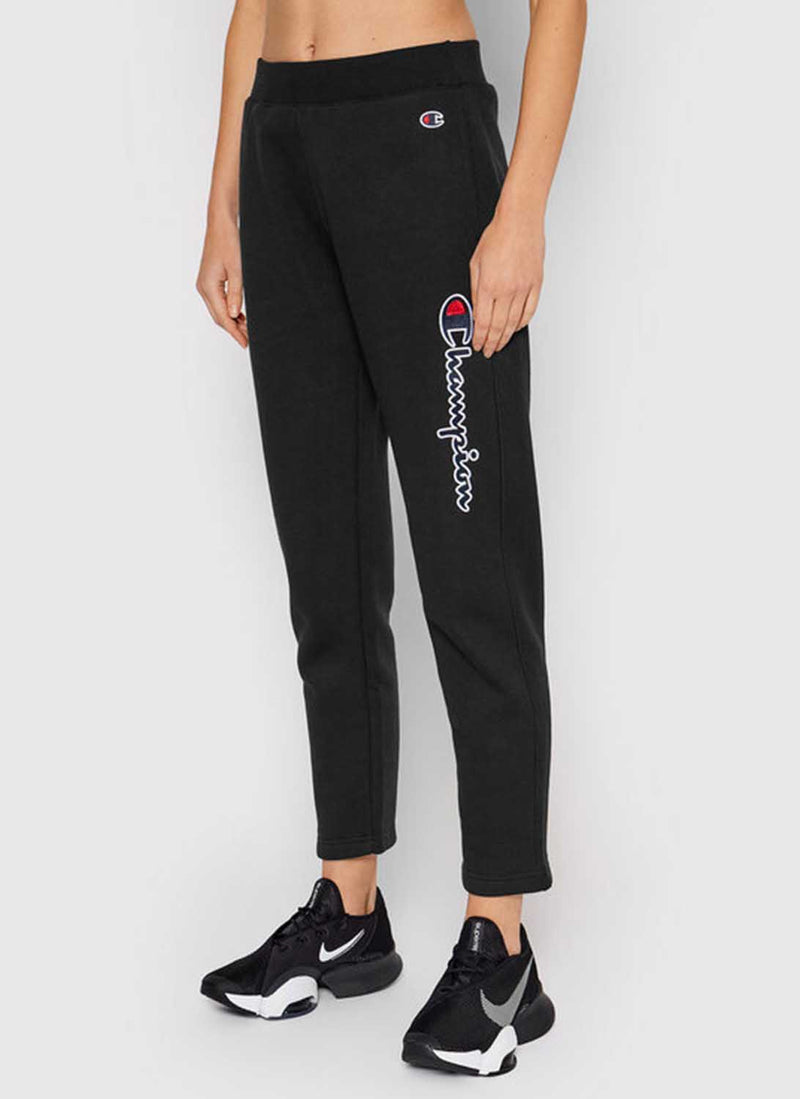 Champion - Pantalon Jogging Straight Hem - Noir - Femme