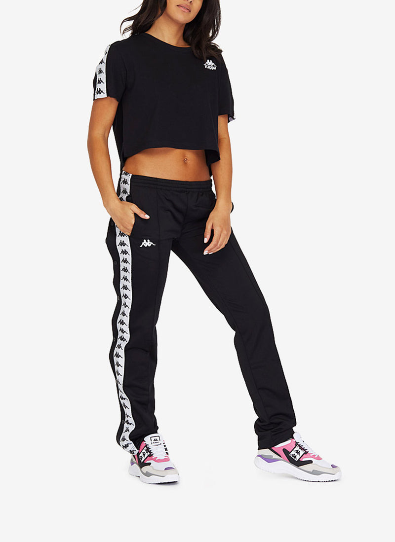 Kappa - Pantalon Jogging Wastoria Snaps 222 Banda - Black - Femme