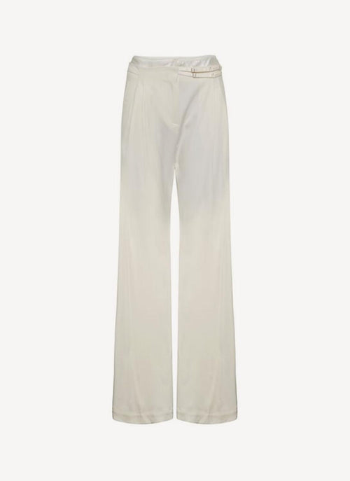 Anna October - Pantalon Large Polen - White - Femme