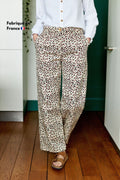 Pantalon Suzon - Léopard Naturel Femme