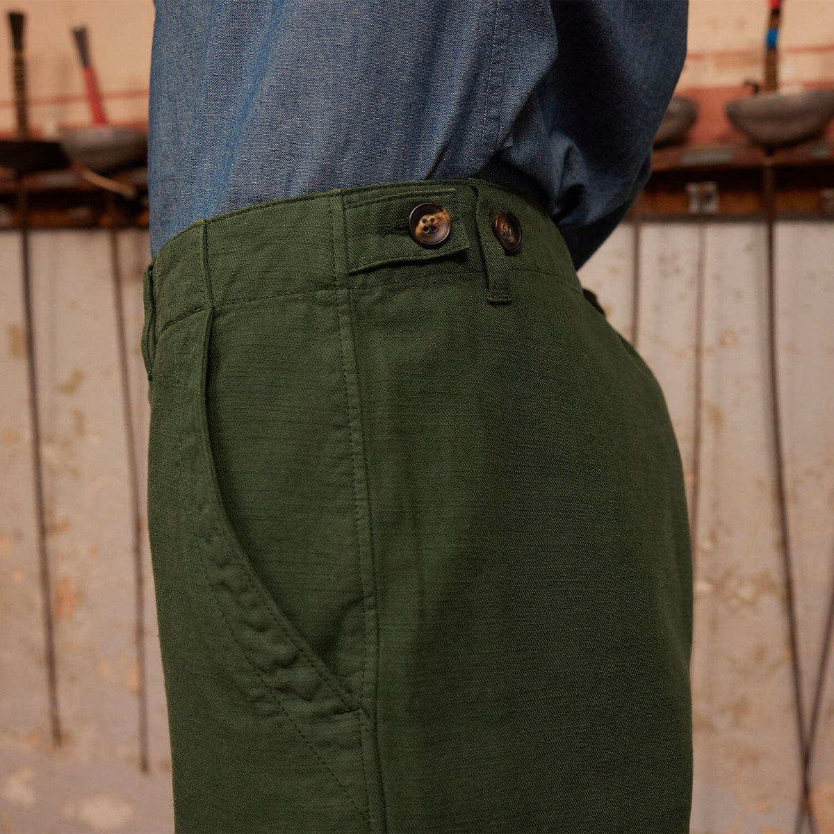 Pantalon Militaire Vert Forêt