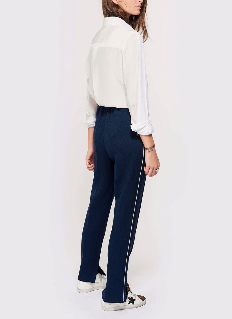 Golden Goose - Pantalon Minori - Navy White Check - Femme