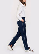 Golden Goose - Pantalon Minori - Navy White Check - Femme