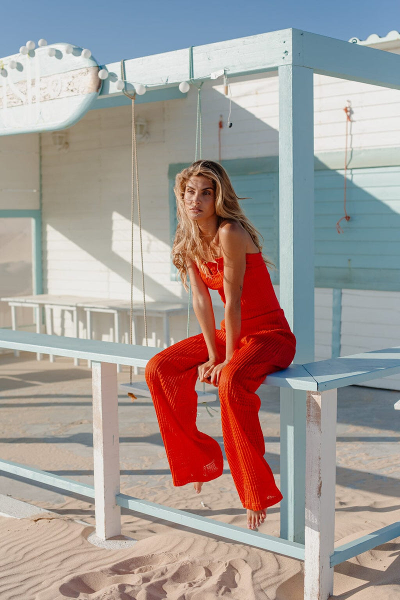 Pantalon Oasis orange Pantalon By Louise 