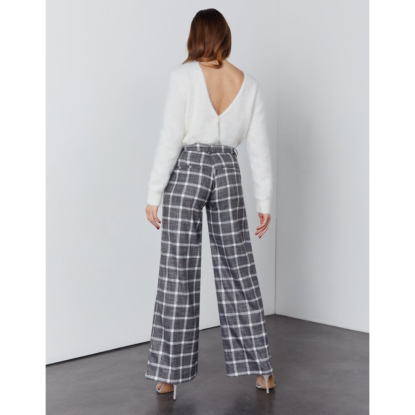Pamelofancy Trousers - Silverchecks - Women