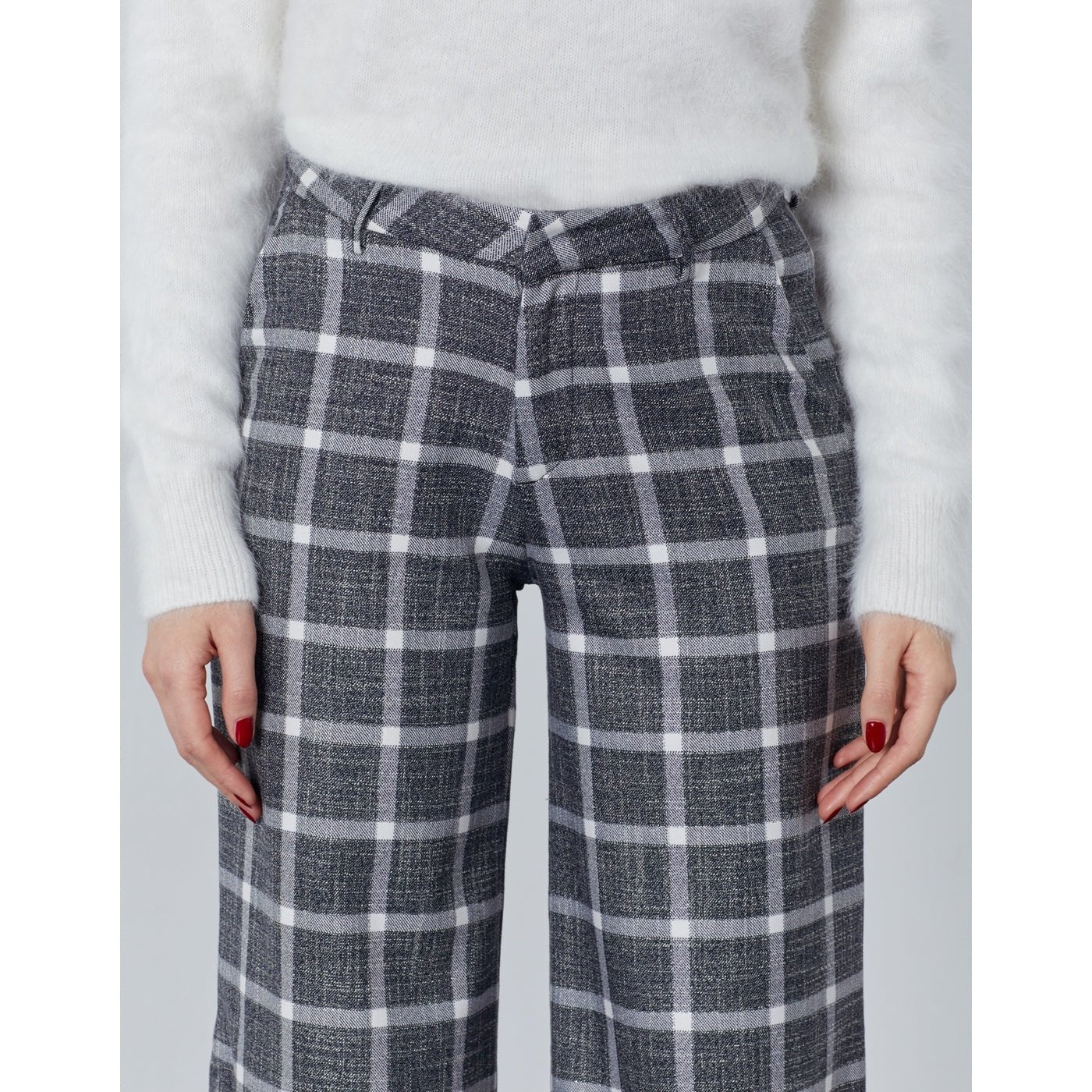 Pamelofancy Trousers - Silverchecks - Women