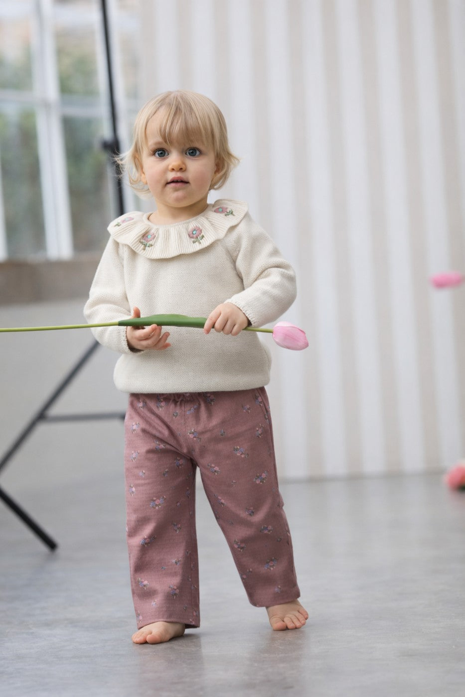 Pantalón Paola Rosa Viejo - Bebé niña