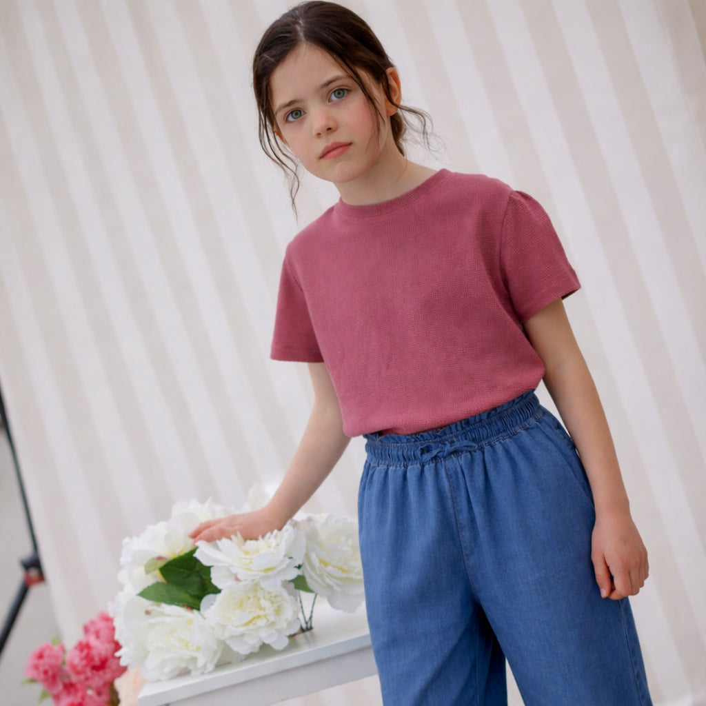 Pantalon Paola Bleu Denim - Fille
