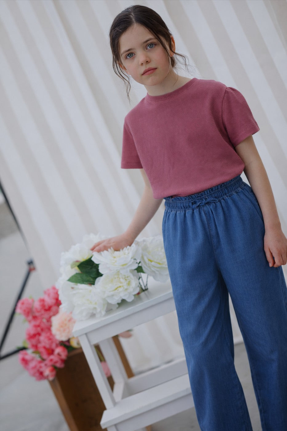 Pantalon Paola Bleu Denim - Fille