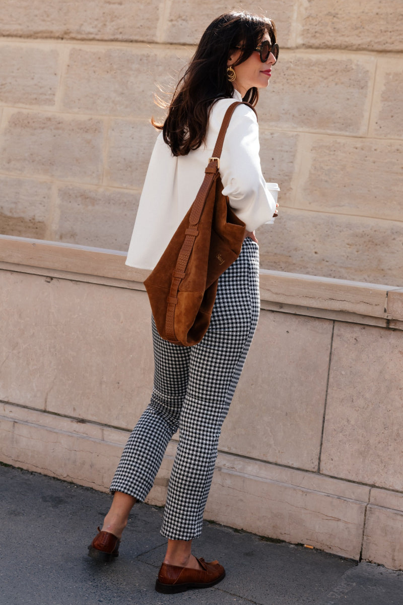 PANTALON PINO VICHY NOIR