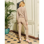 Reiko - Pantalon Sandrinevelvh - Taupe