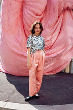 PANTALON NOE SATIN ROSE