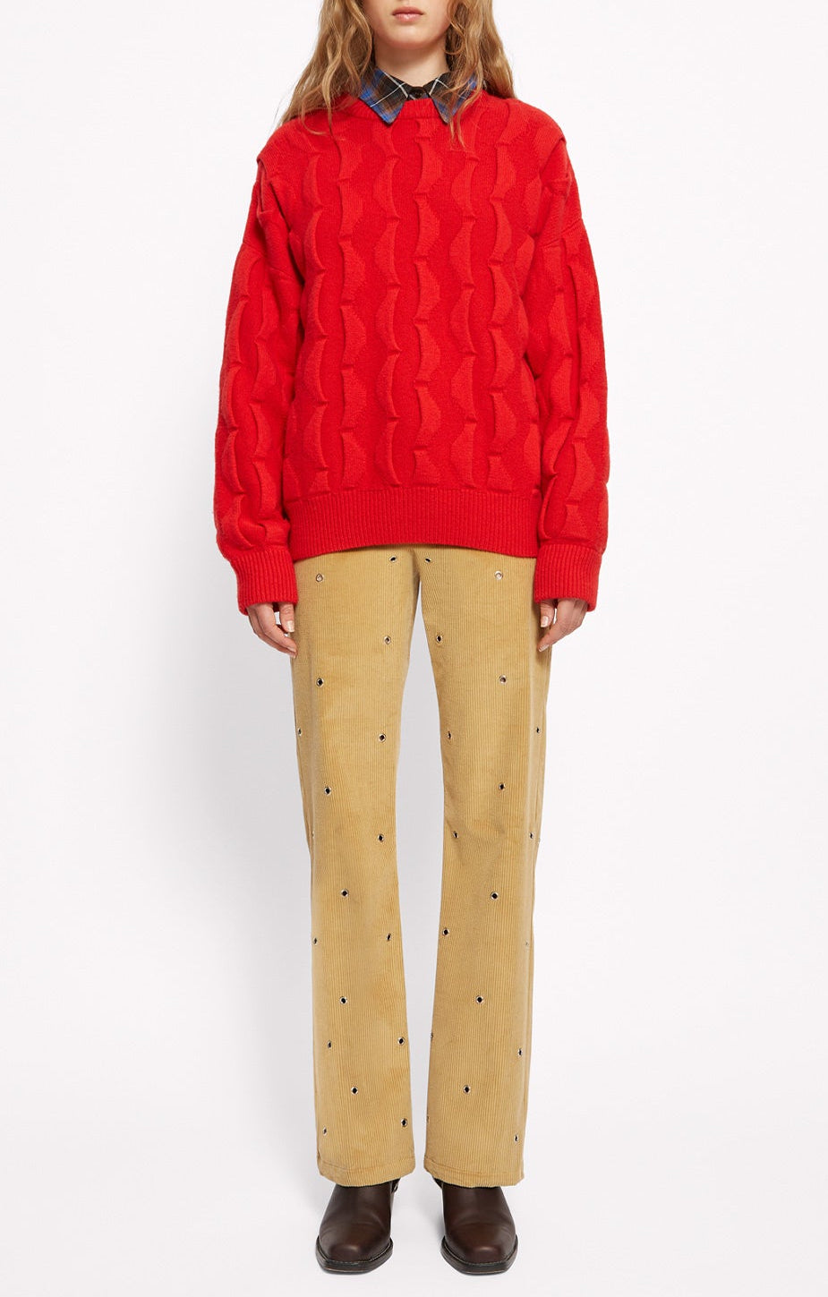 WARD OEILLET TROUSERS - ROSEANNA