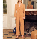 Pantalón ancho Lelio - Sandstone - Mujer