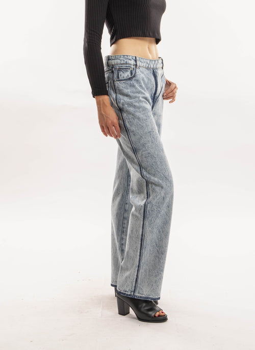 Nina Ricci - Pantalon - Denim Delave - Femme