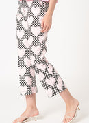 Moschino - Pantalon Imprimé - Pr.Hearts-Pink - Femme